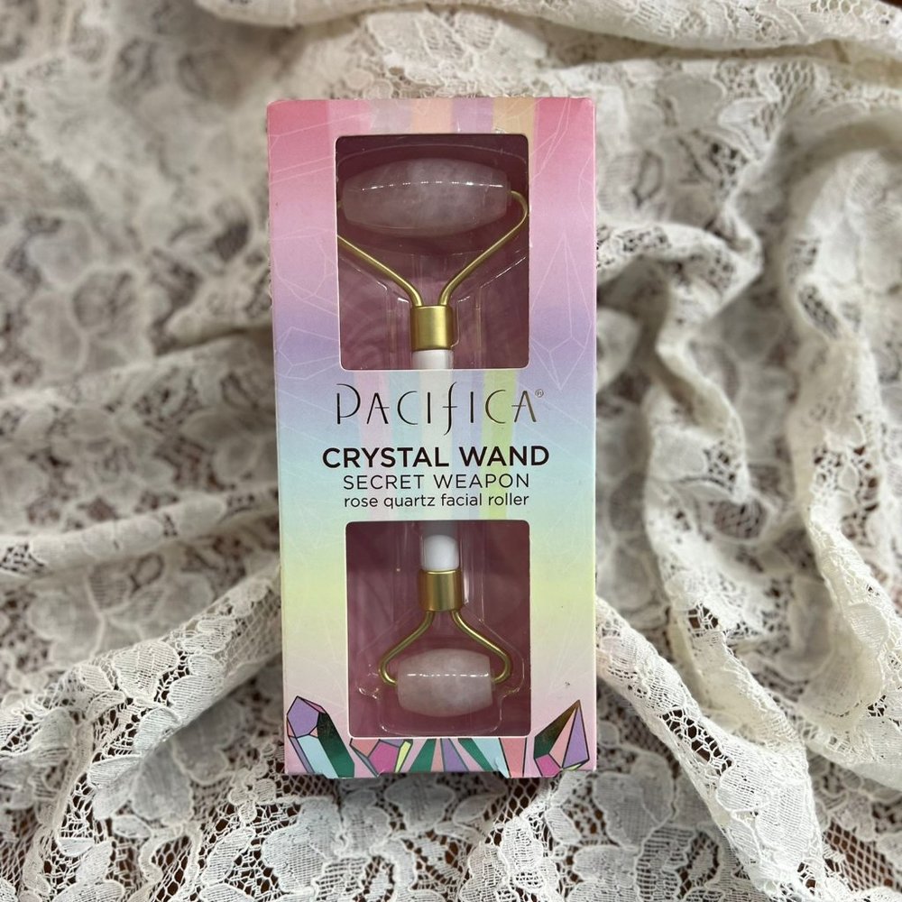 PACIFICA CRYSTAL WAND SECRET WEAPON rose quartz facial roller